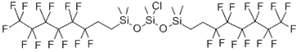 Bis((tridecafluoro-1,1,2,2-tetrahydrooctyl)dimethylsiloxy)methylchlorosilane